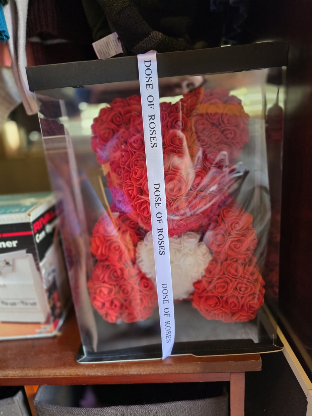 Red Rose Bear - Decorative Home Accent